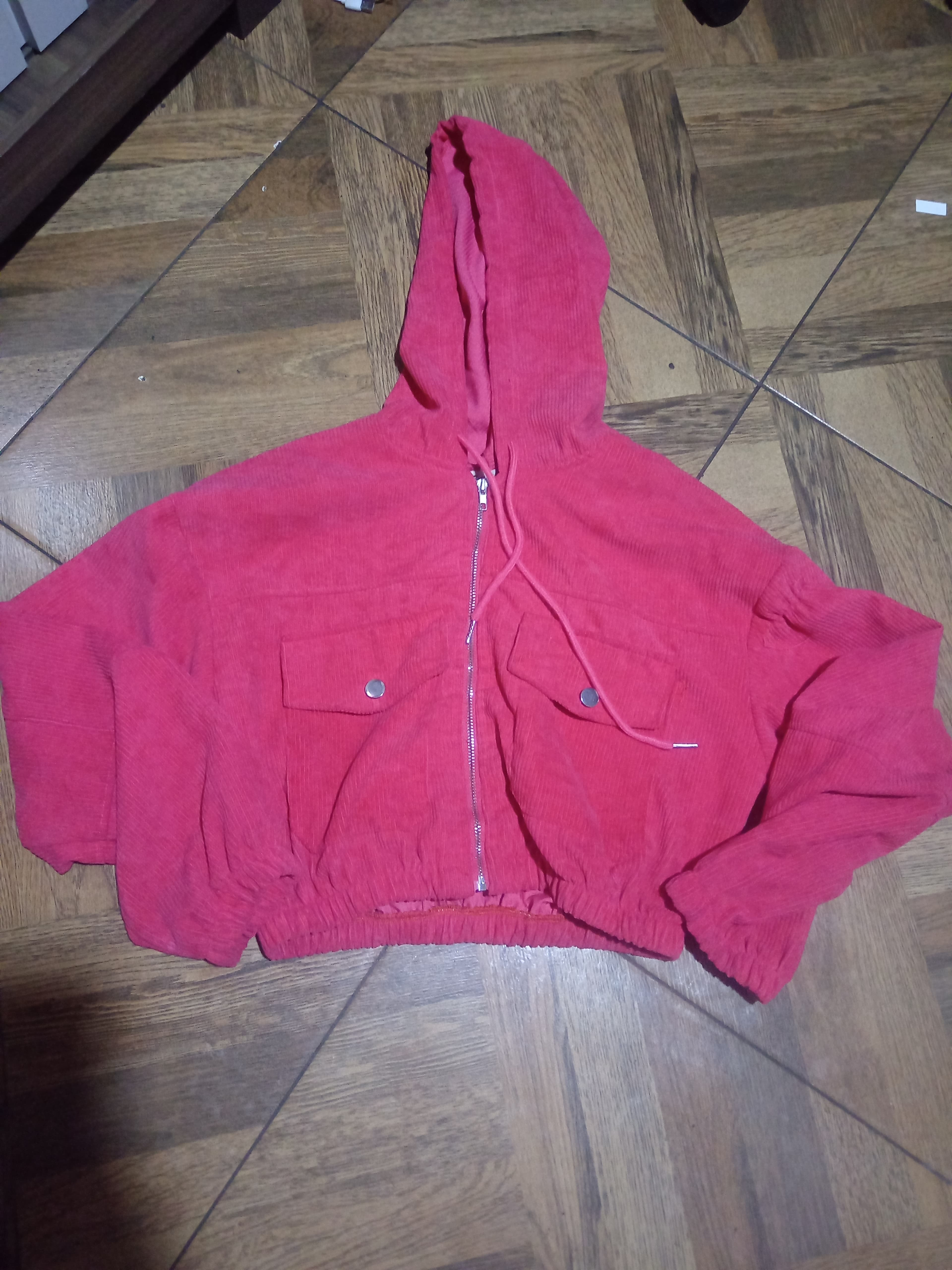 Chaqueta en pana tipo oversize